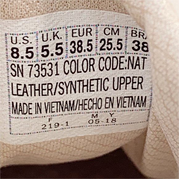 *SOLD* Skechers Street Womens Size 8.5 Los Angeles Pink Sneakers Sparkly Leather - Picture 10 of 15